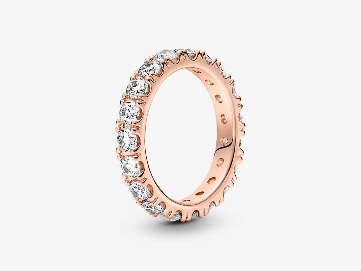 Sparkling Row Eternity Ring