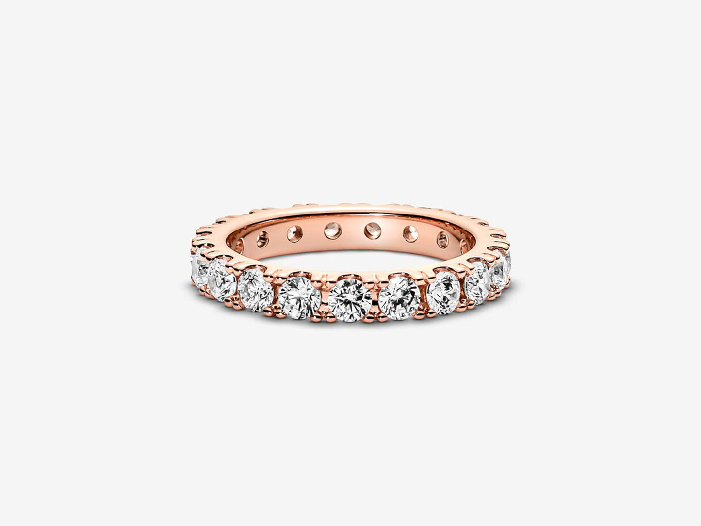 Sparkling Row Eternity Ring