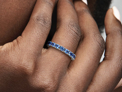 Sparkling Row Eternity Ring