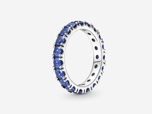Sparkling Row Eternity Ring
