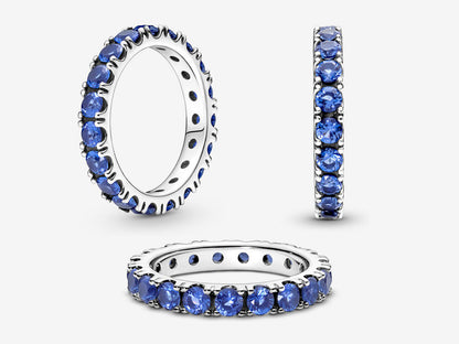 Sparkling Row Eternity Ring