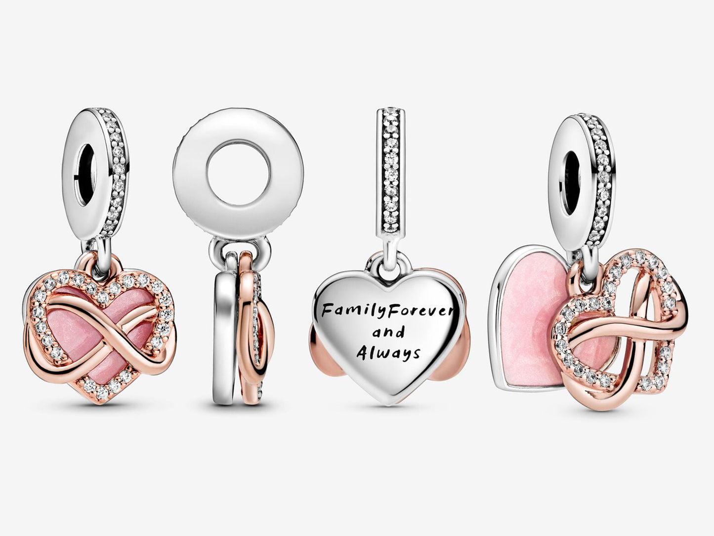 Eternal Love Heart Charm
