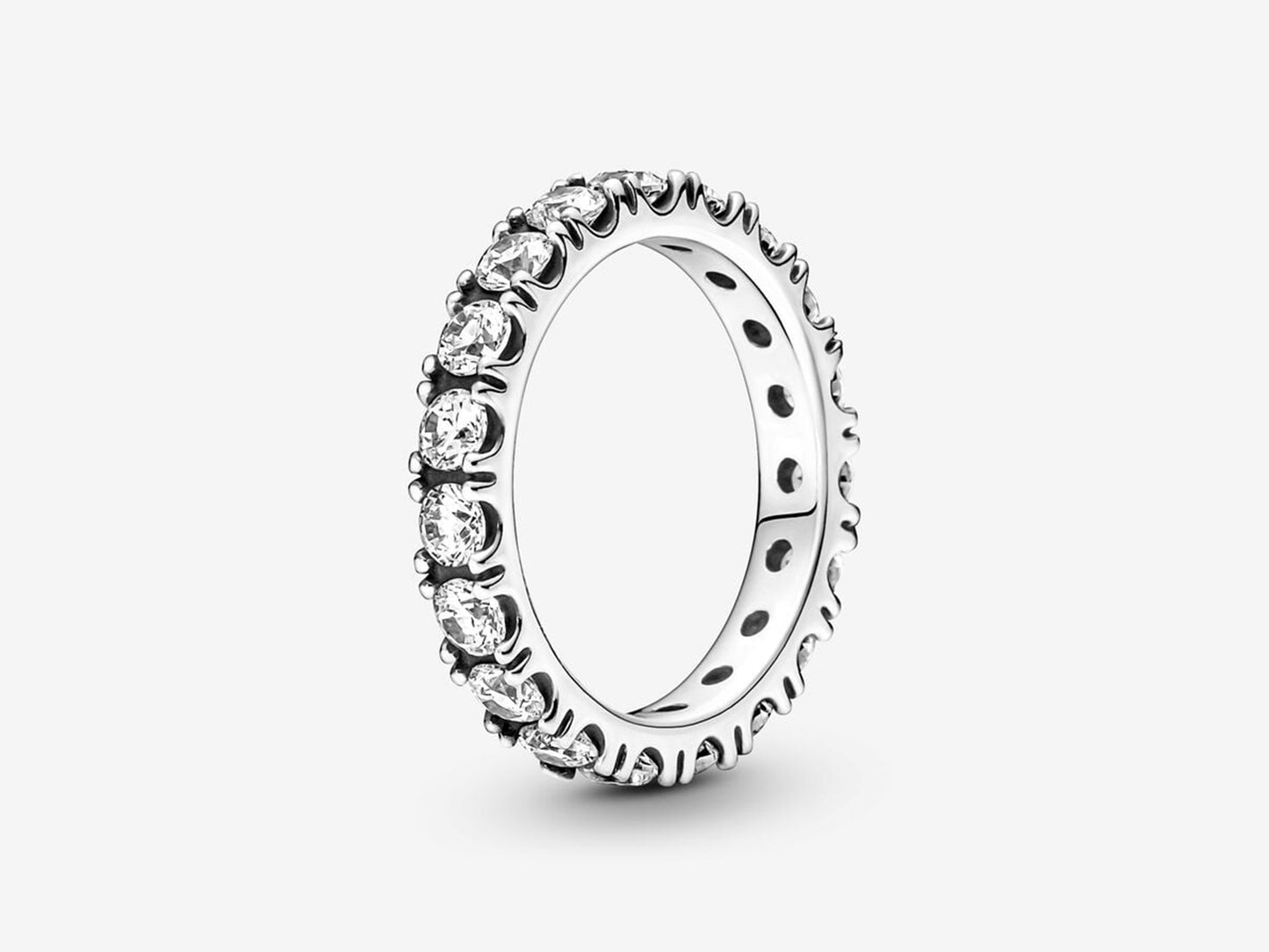 Sparkling Row Eternity Ring