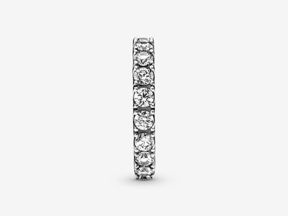 Sparkling Row Eternity Ring
