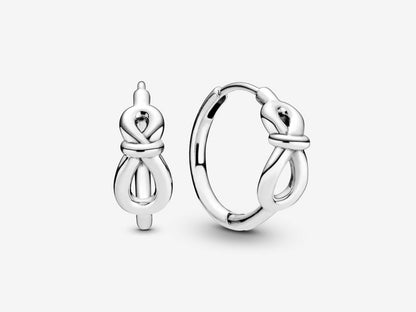 Eternal Symbol Blossom Hoop Earrings