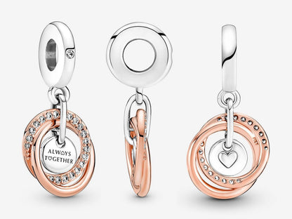 Family Always Encircled Dangle Charm