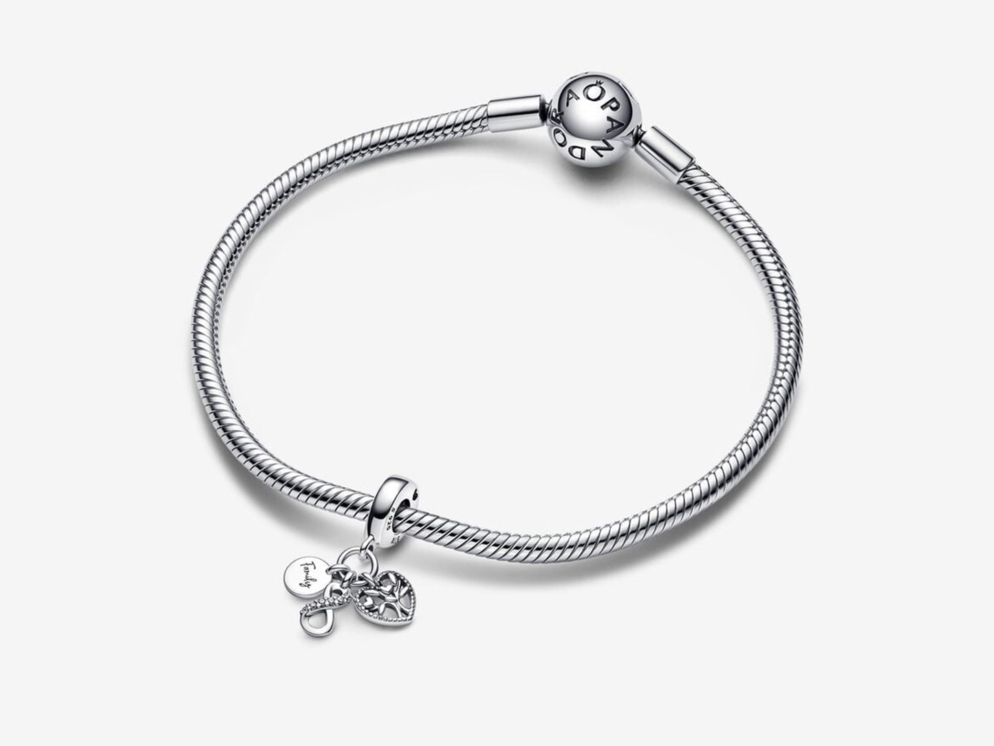 Family Infinity Triple Dangle Charm