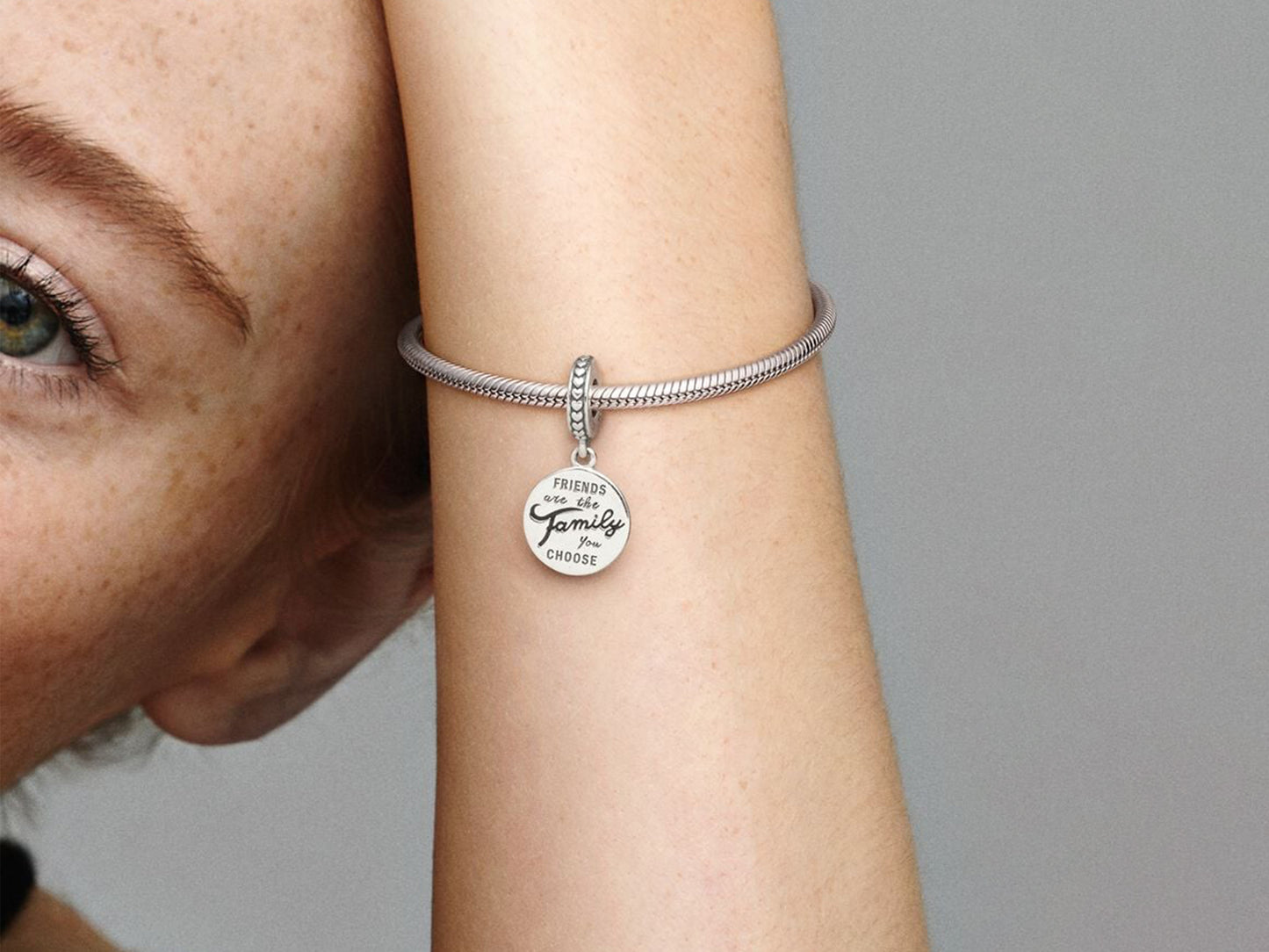 Friends Are Family Dangle Charm