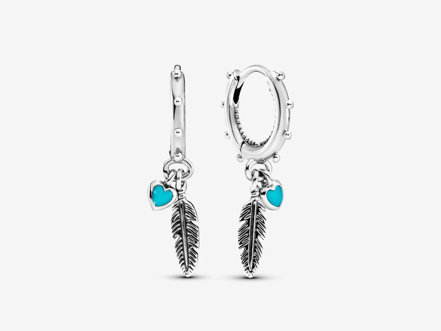 Feathered Love Circlet Earrings