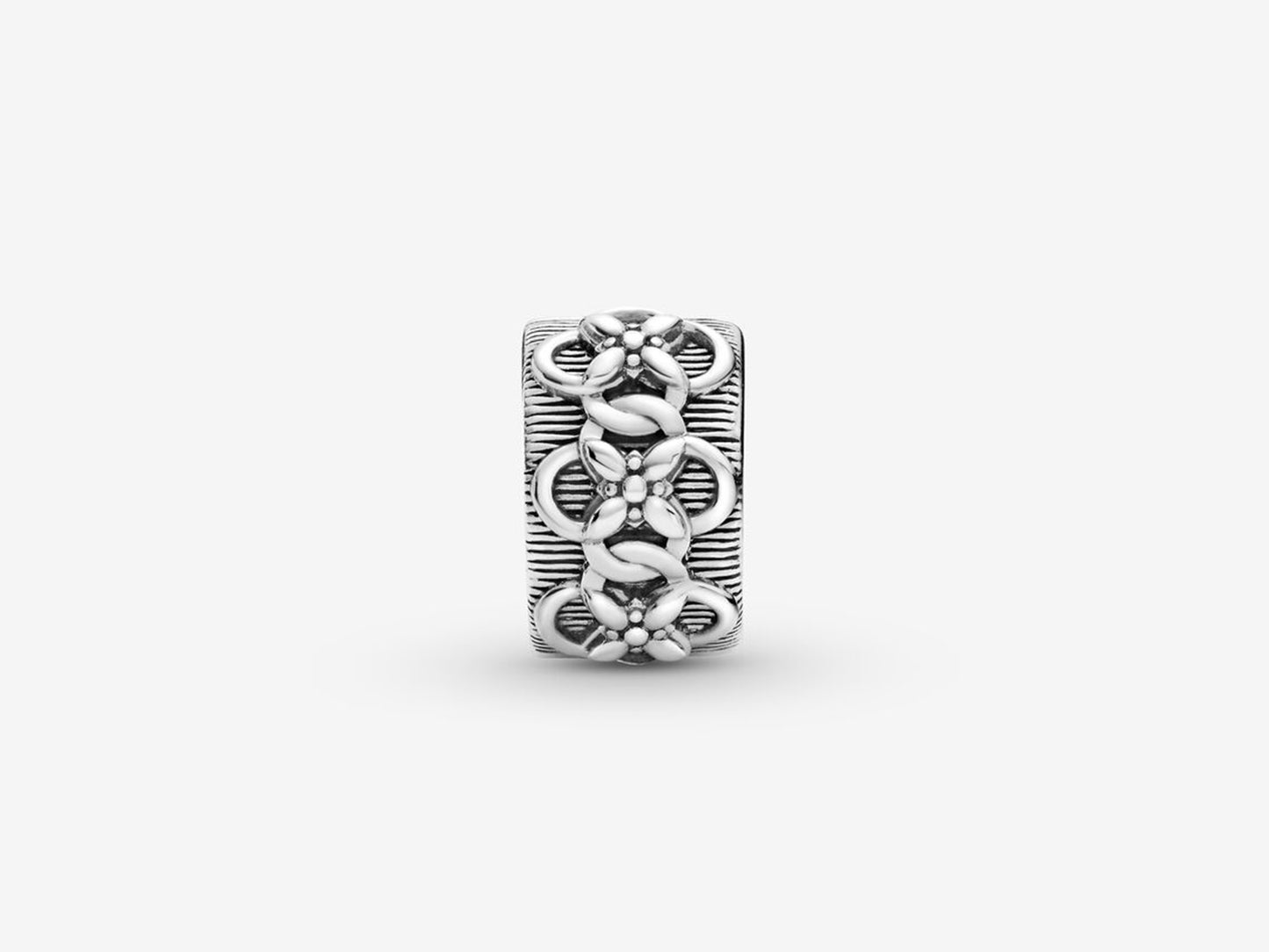 Floral Pattern Clasp Charm