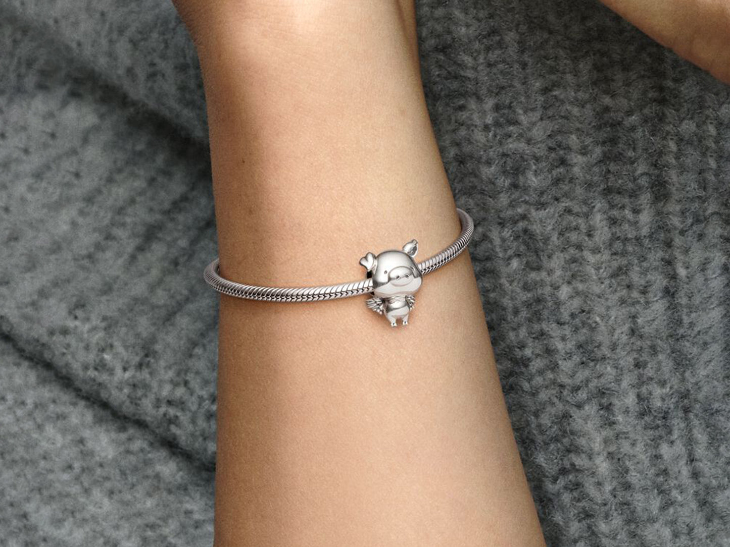 Flying Pig Pip Charm