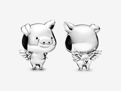 Flying Pig Pip Charm