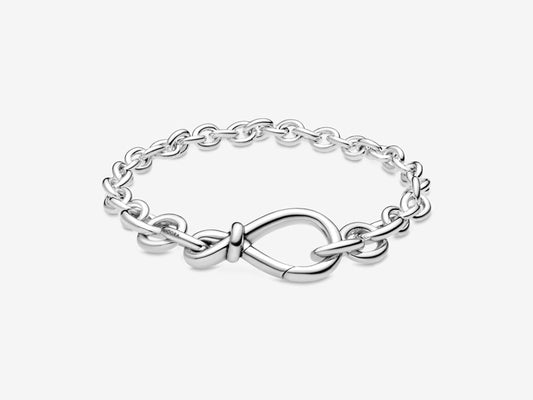 Chunky Infinity Knot Chain Bracelet