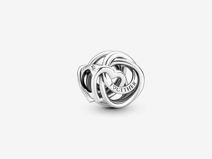 Family Always Encircled Heart Charm