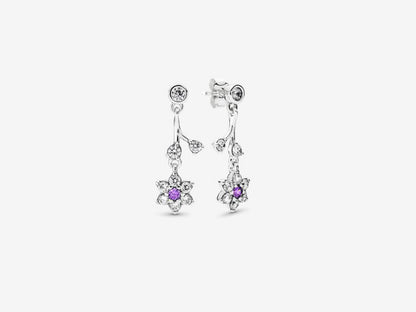 Forget-Me-Not Elegance Drop Earrings