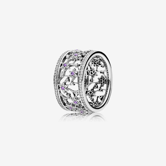Forget-Me-Not Silver Ring