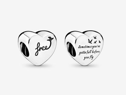 Freedom Heart Charm
