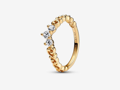 Regal Swirl Tiara Ring