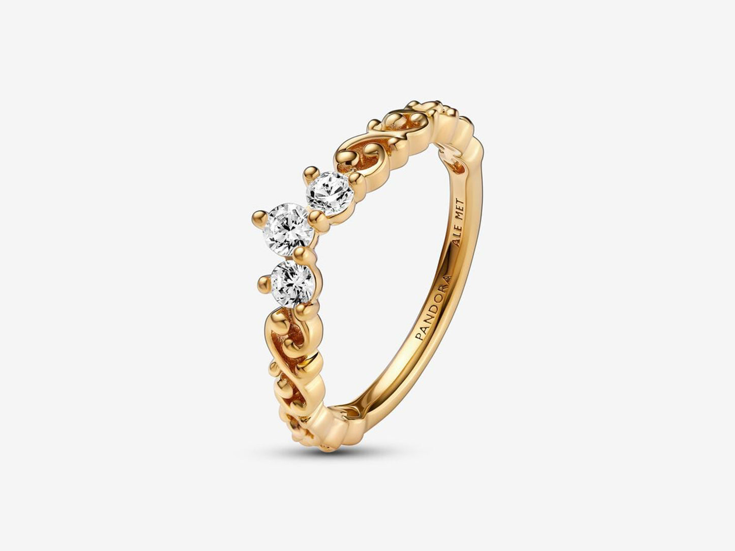 Regal Swirl Tiara Ring