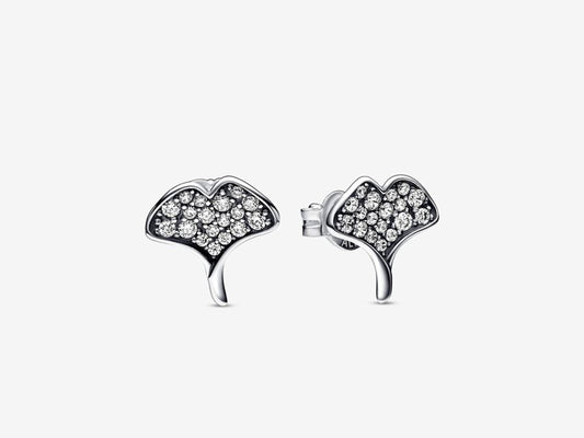 Ginkgo Elegance Stud Earrings