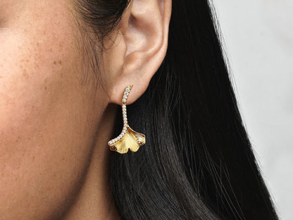 Ginkgo Whirl Earrings