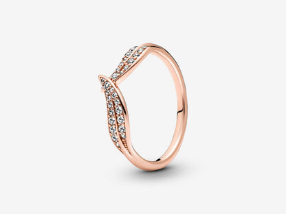 Sparkling Leaves Ring