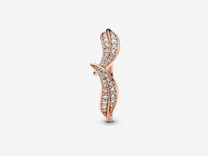 Sparkling Leaves Ring