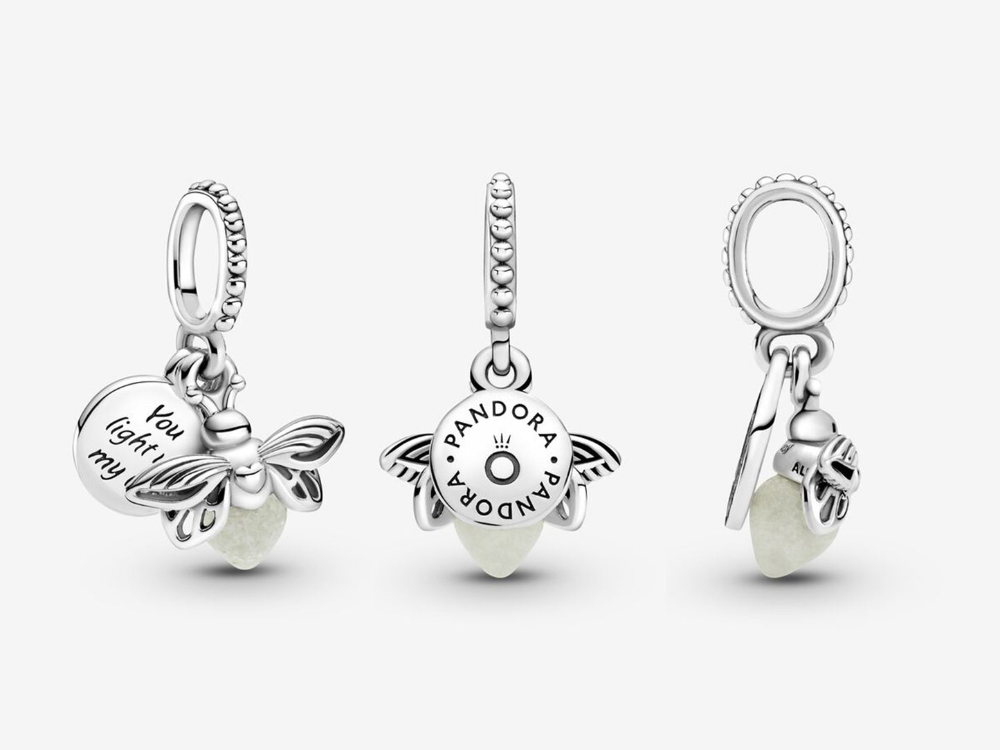 Glow-in-the-dark Firefly Dangle Charm