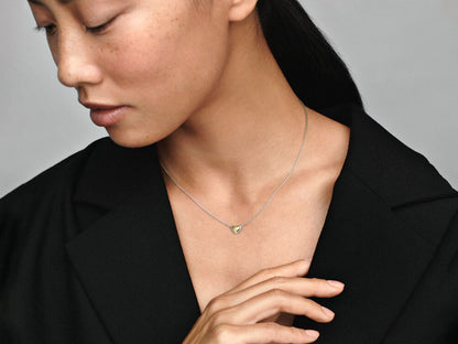 Gold Dome Heart Pendant