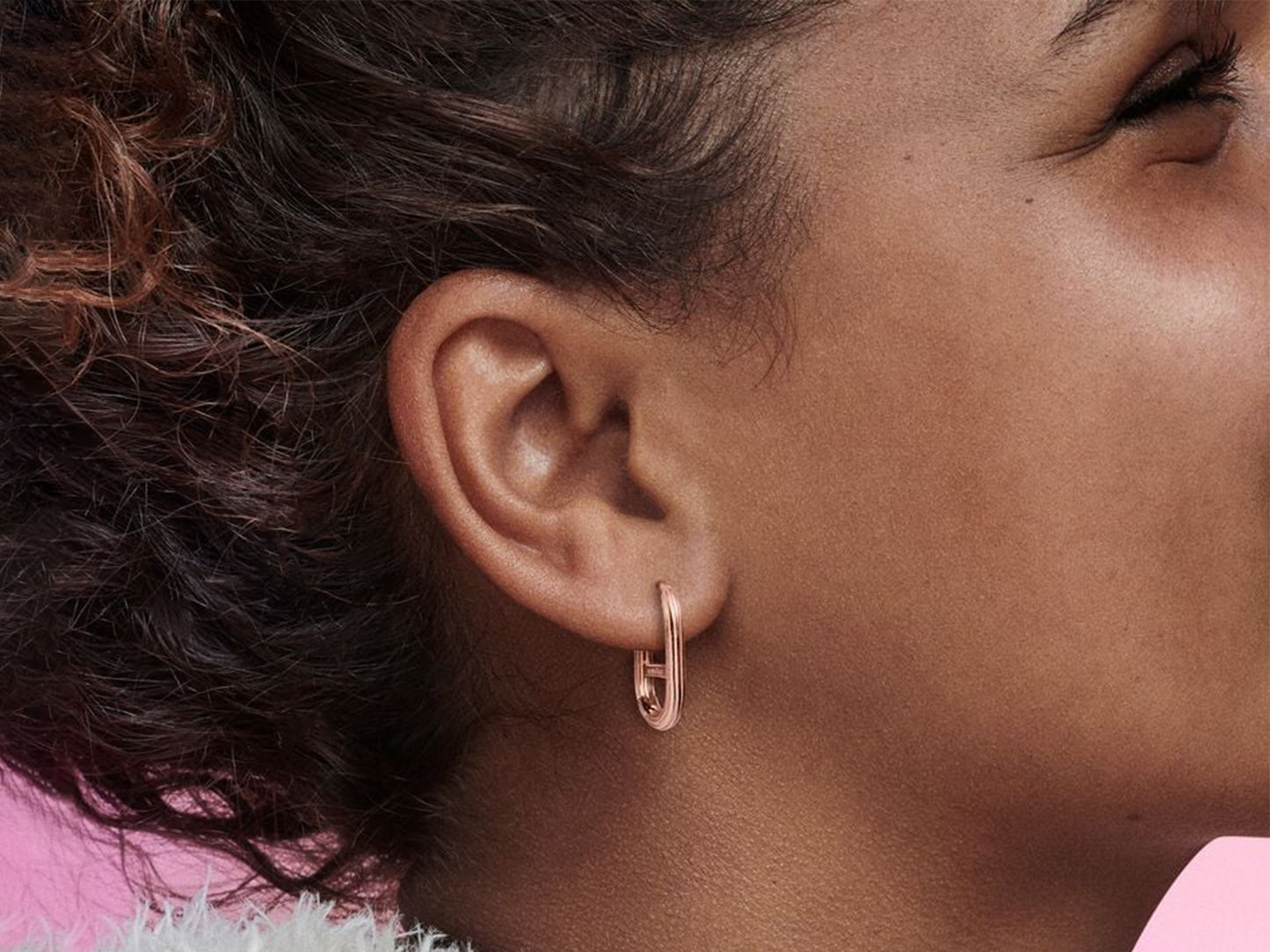 Gold Fusion Loop Earrings