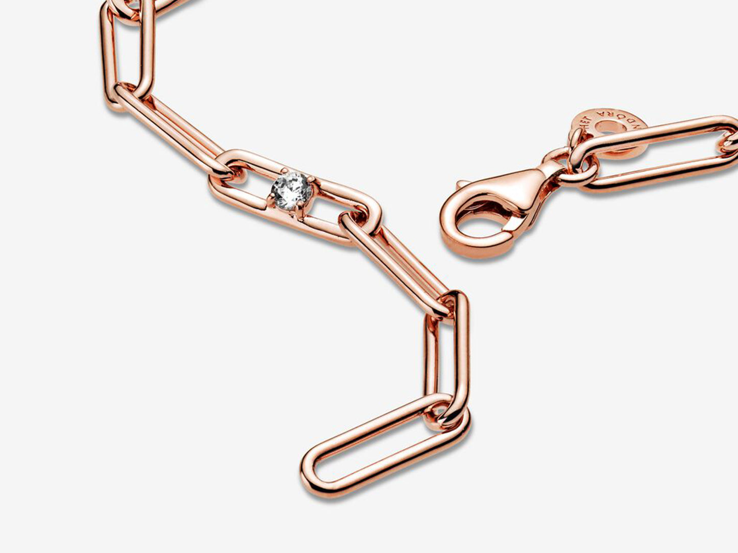 Link Chain & Stones Bracelet