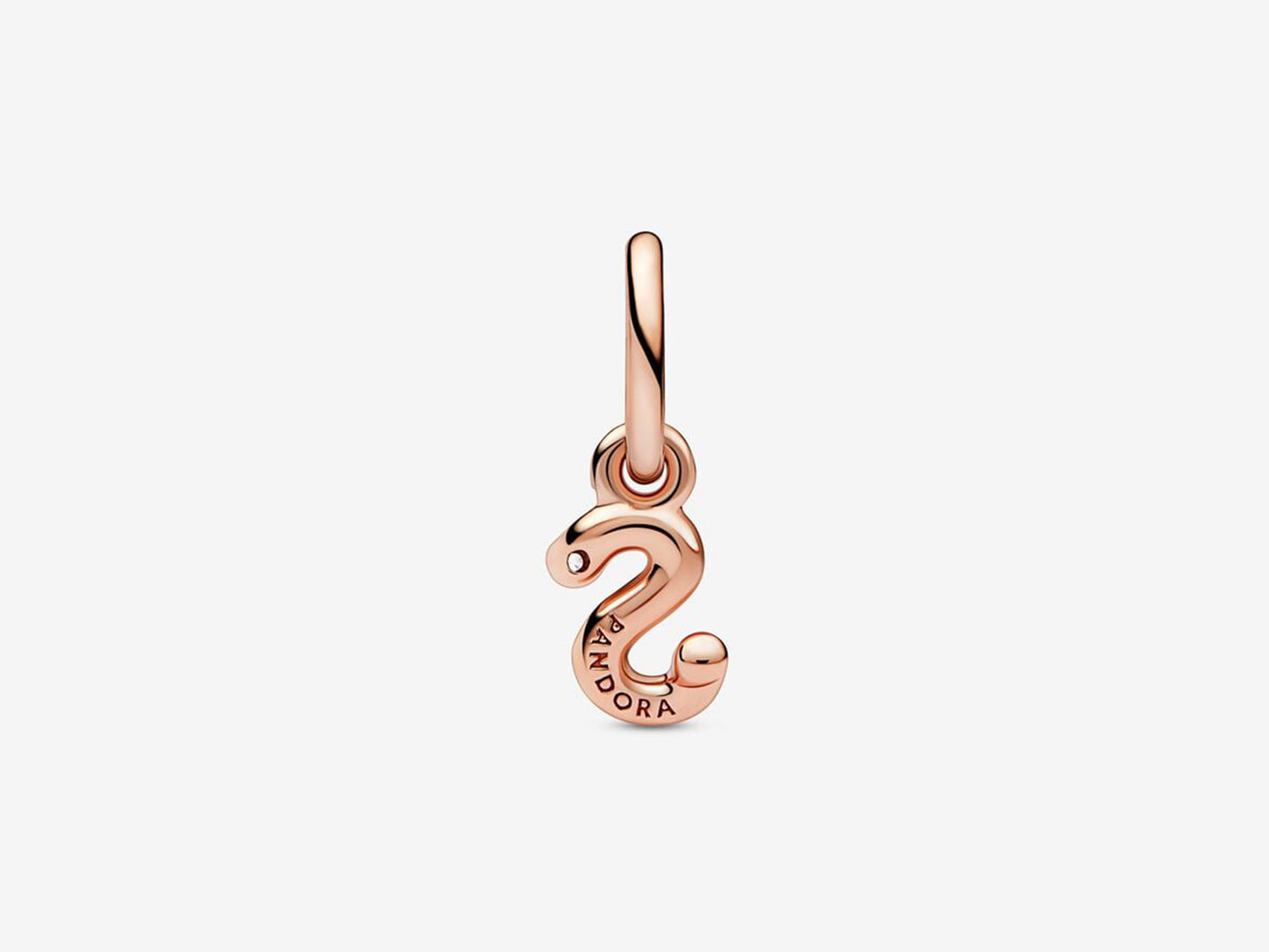 Letter S Script Alphabet Dangle Charm