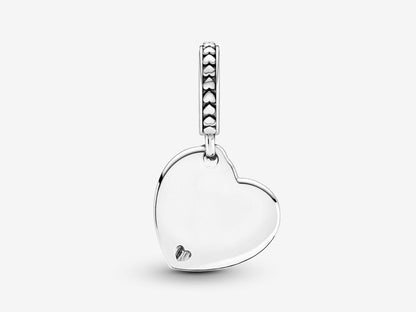 Two-Tone Family Tree Heart Charm