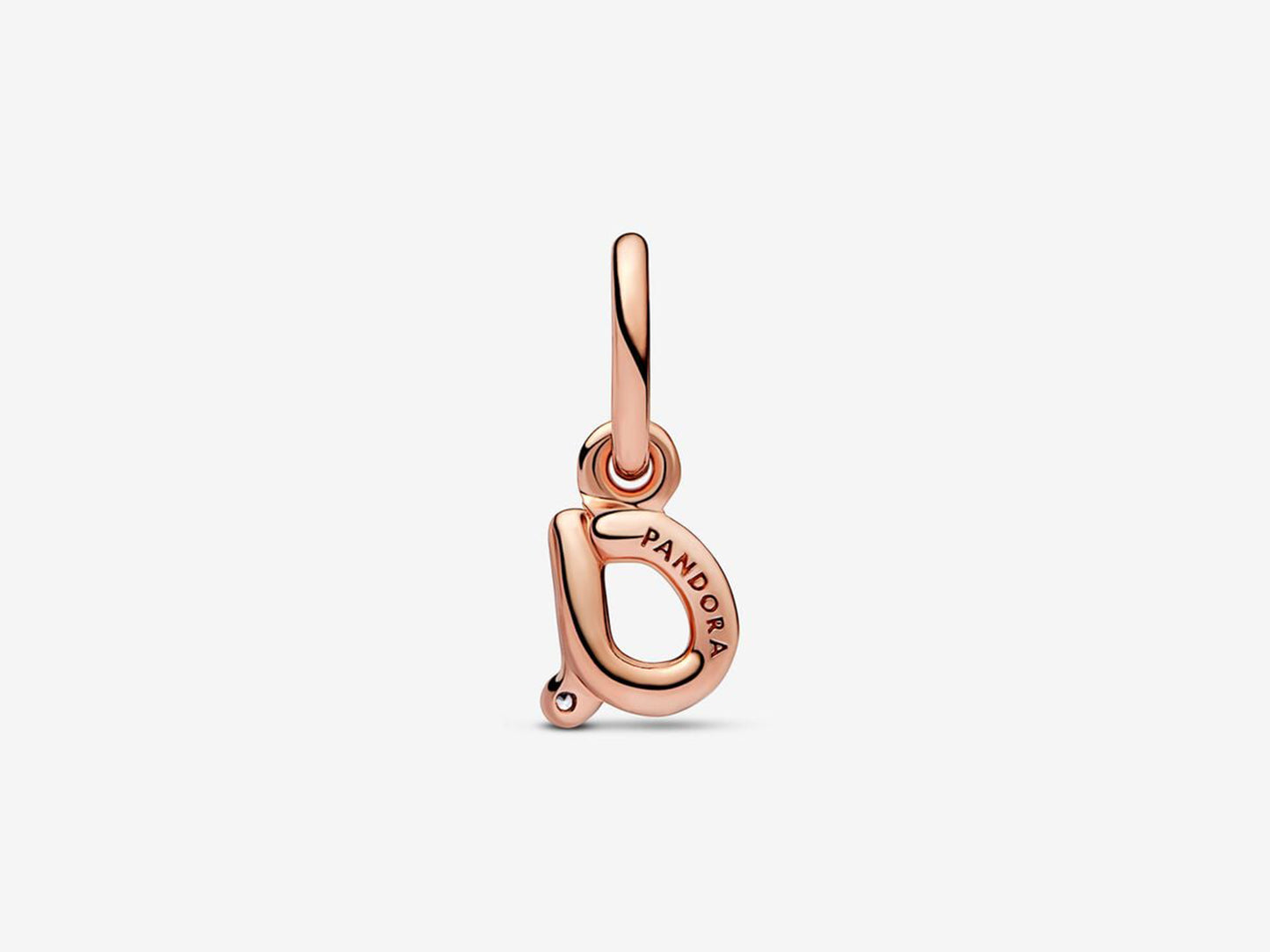 Letter A Script Alphabet Dangle Charm