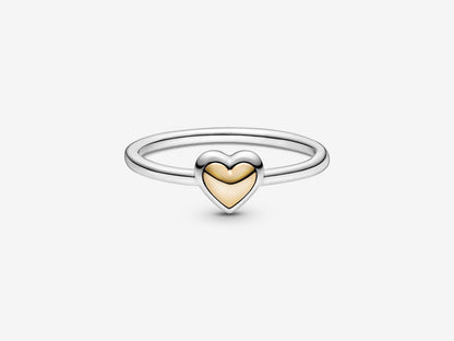 Golden Heart Elegance Ring