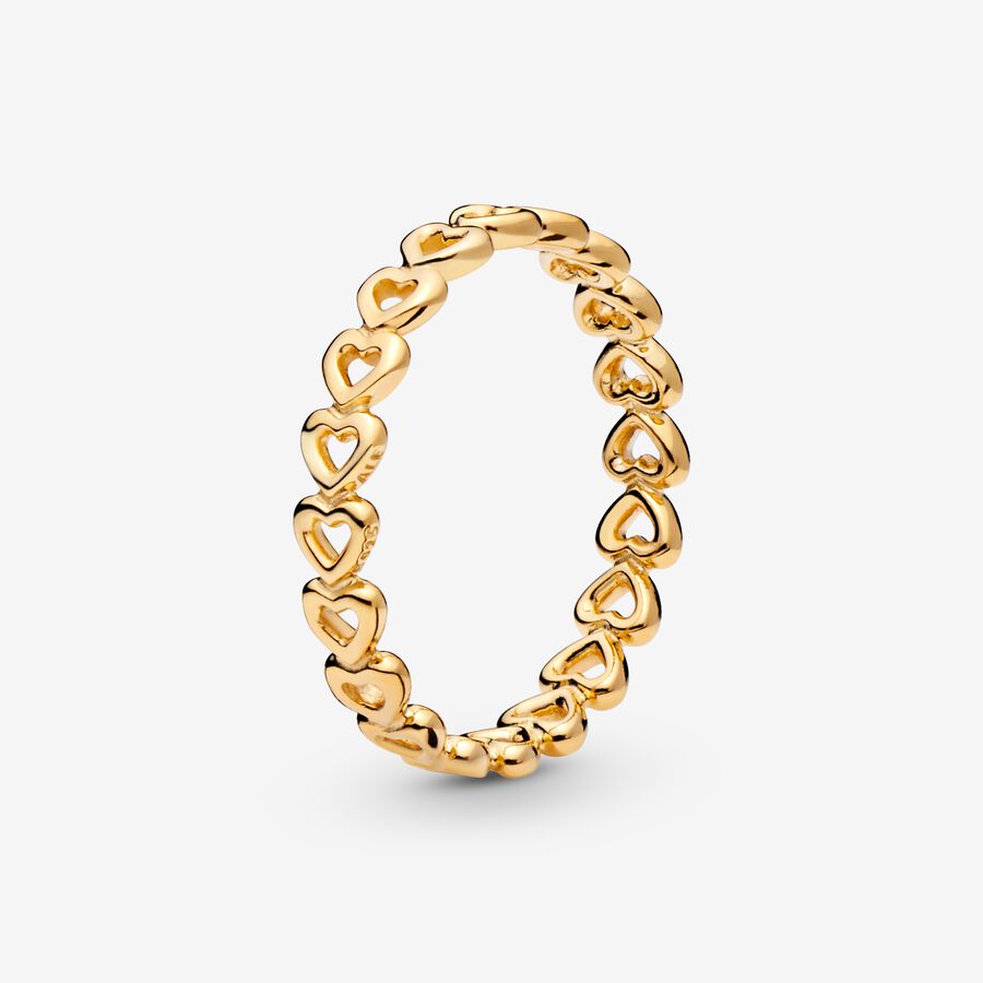 Golden Heart Ring
