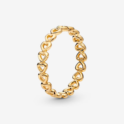 Golden Heart Ring