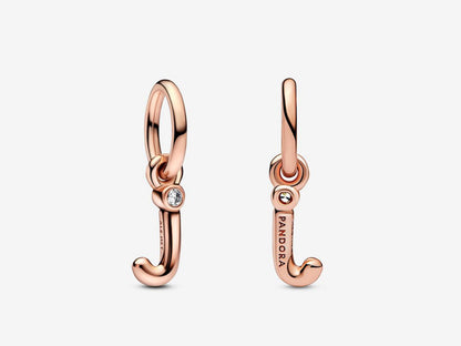 Letter J Script Alphabet Dangle Charm