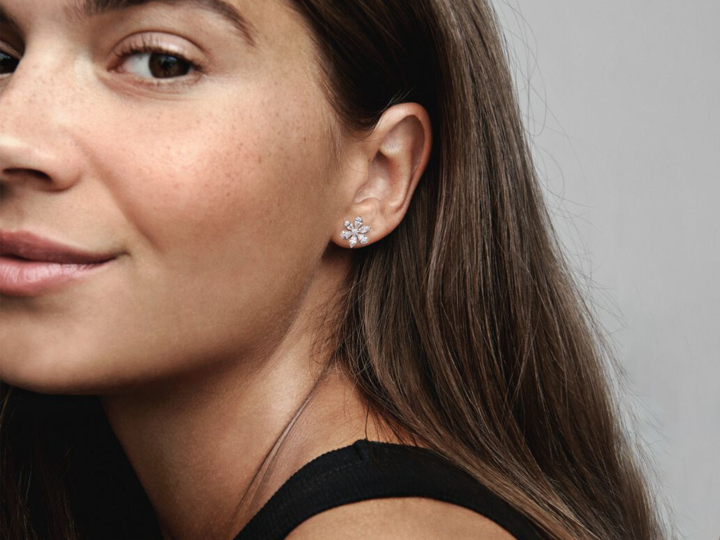 Sparkling Herbarium Cluster Stud Earrings