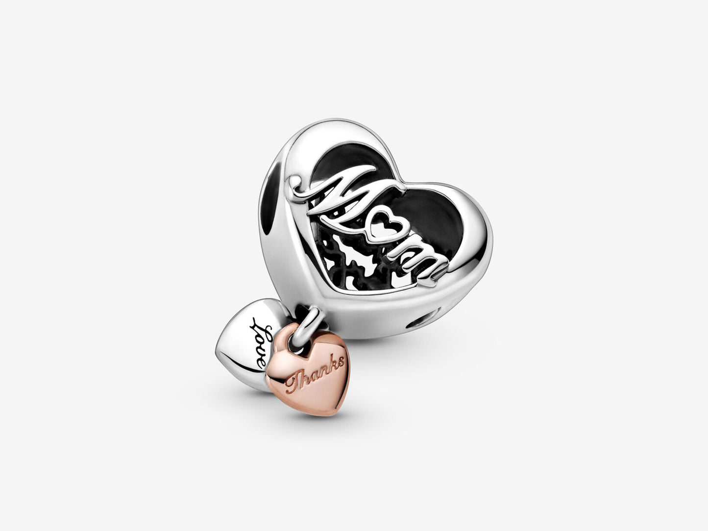 Thank You Mum Heart Charm