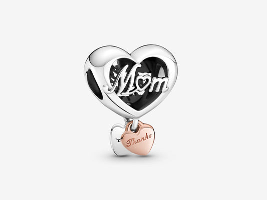 Thank You Mum Heart Charm