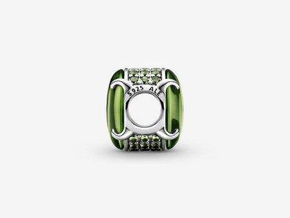 Green Oval Gem Charm