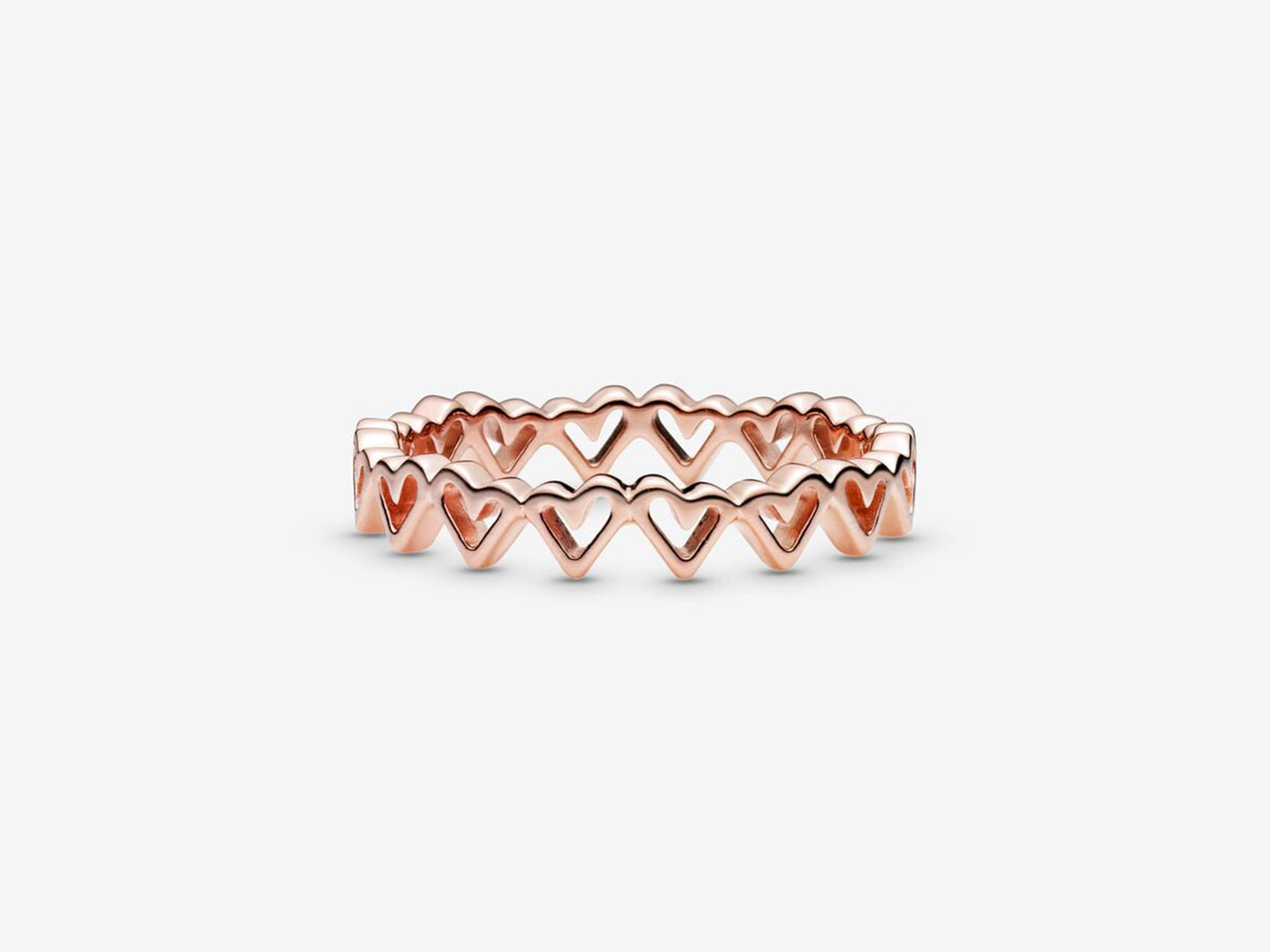 Hand-Drawn Heartstack Ring