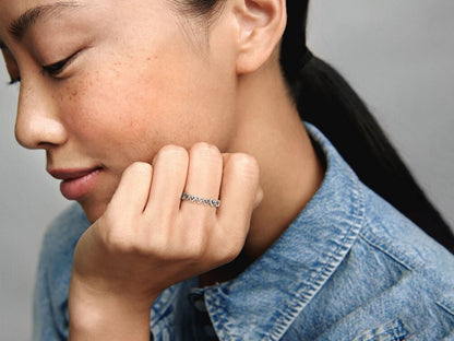 Freehand Hearts Ring