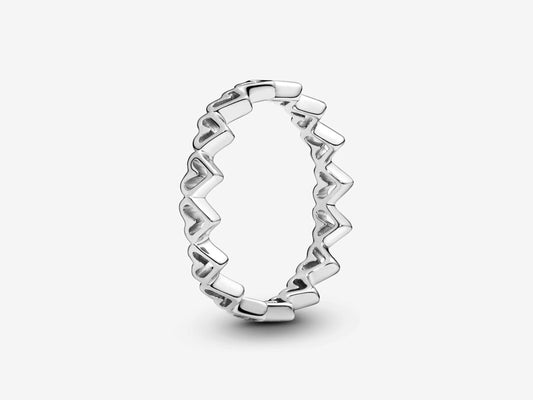 Freehand Hearts Ring
