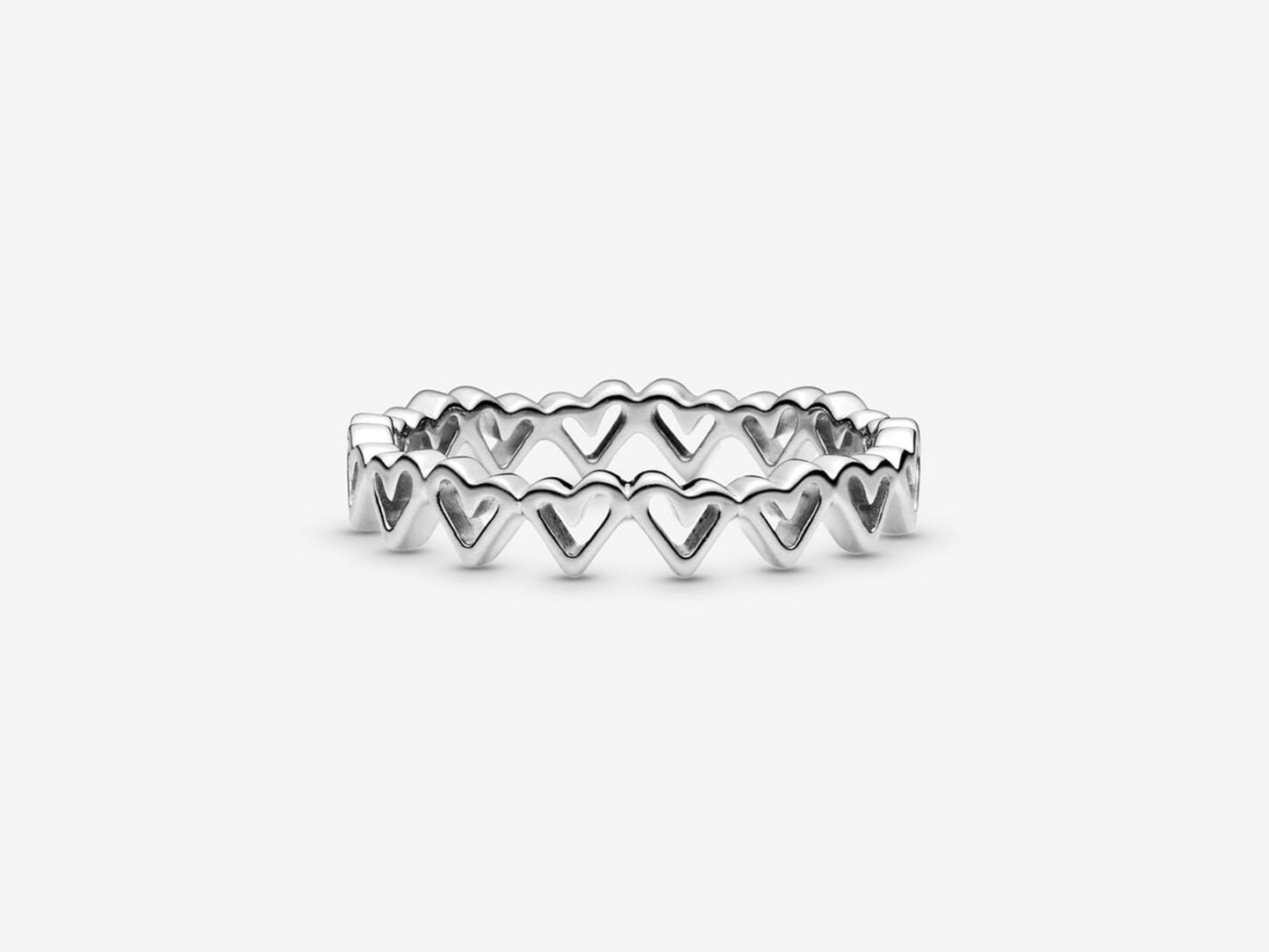 Freehand Hearts Ring