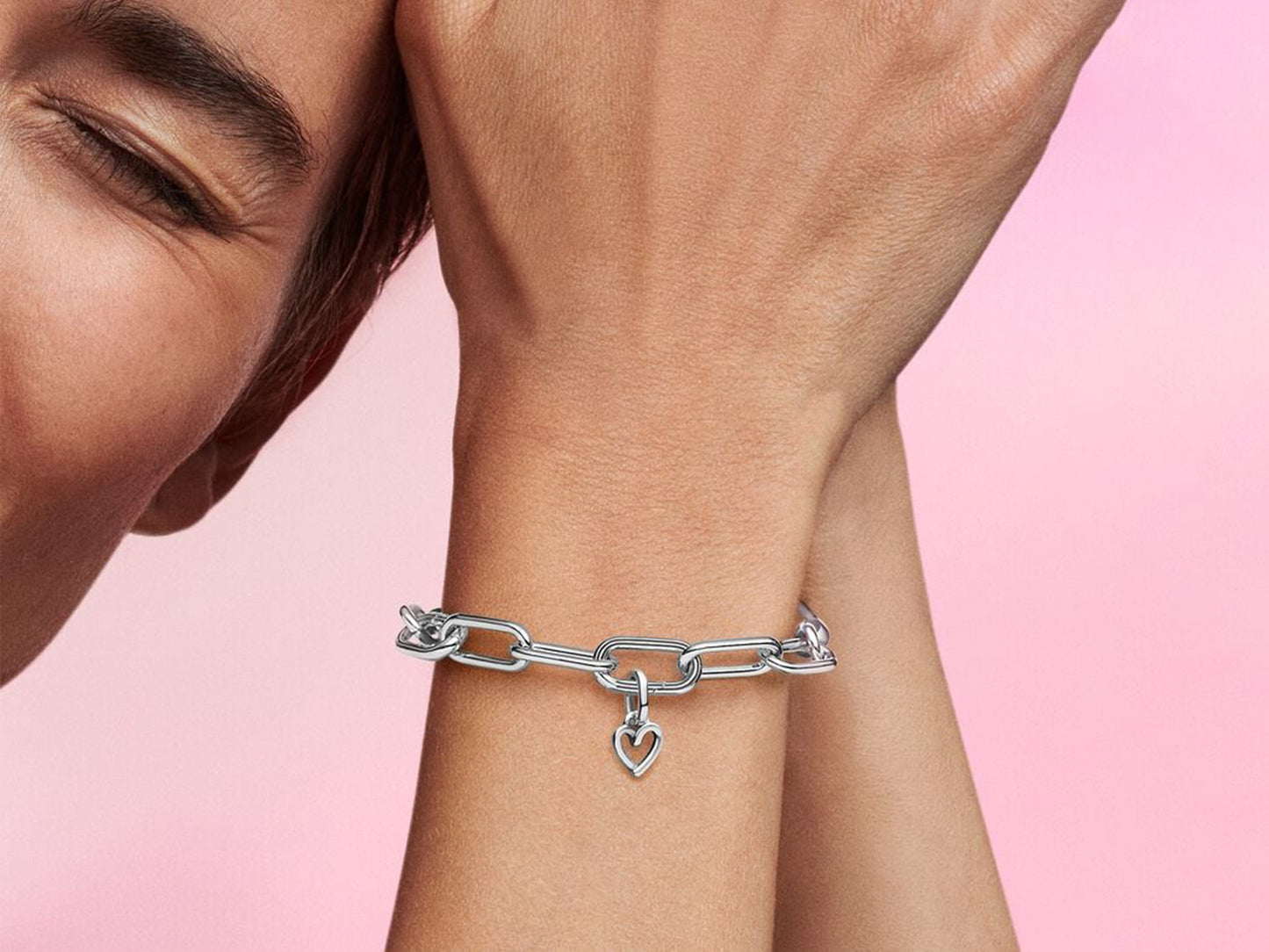 Freehand Heart Mini Dangle Charm