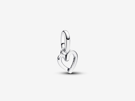 Freehand Heart Mini Dangle Charm