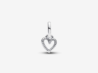 Freehand Heart Mini Dangle Charm