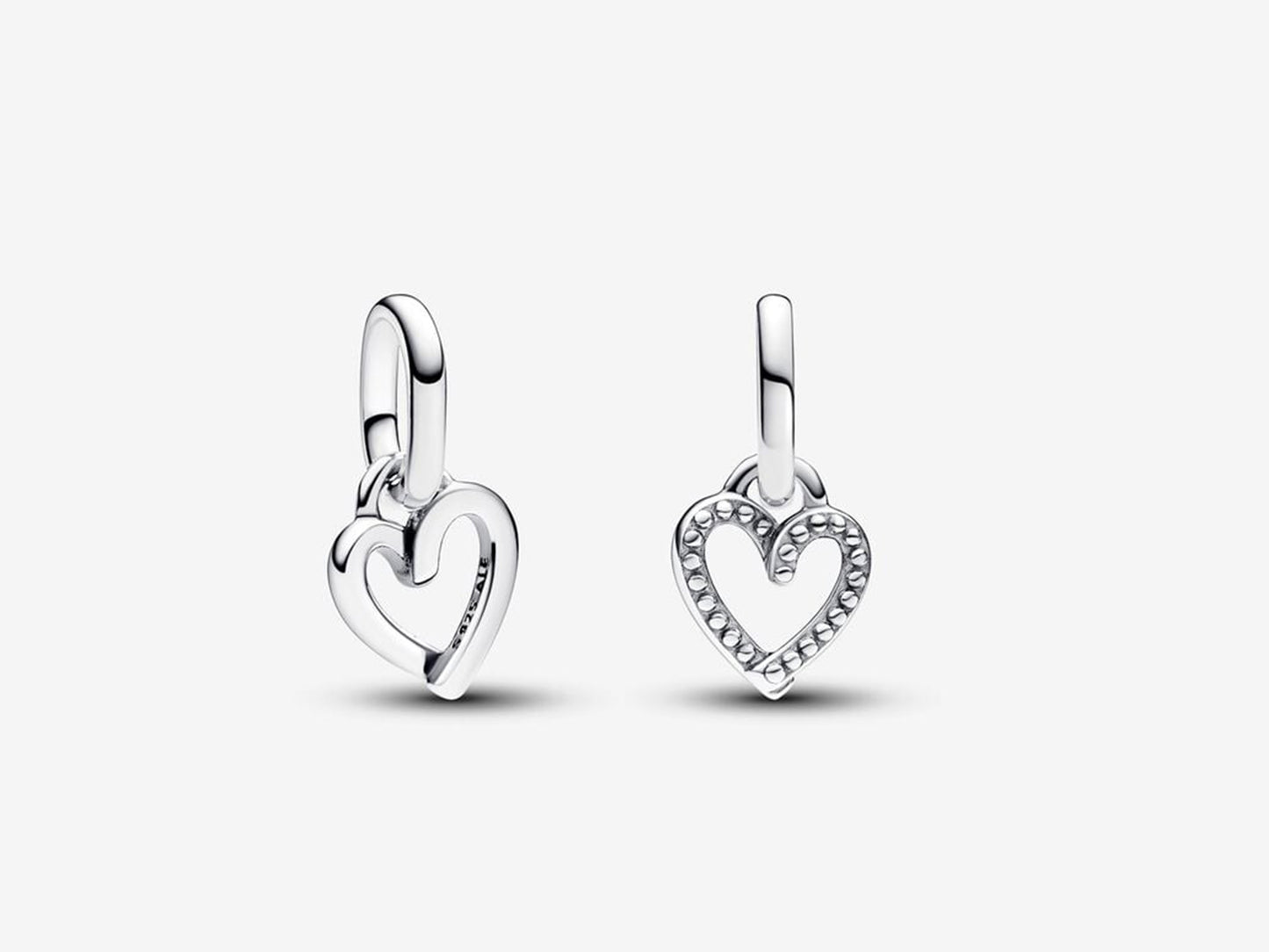 Freehand Heart Mini Dangle Charm